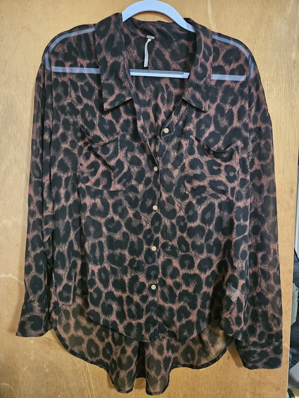 Free People Button Down Shirt